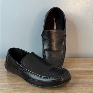 Deer Stags Boys 4.5 4 1/2 Classic Black Slip-On Loafers